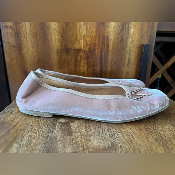 Dôen Pink Velvet Ballerina Flats 39/9/8.5 - Picture 4 of 9
